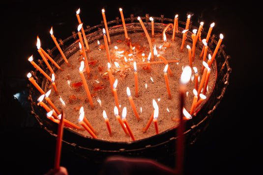 Picture of candles representing diversity and equality where every flame burns equally brightly.